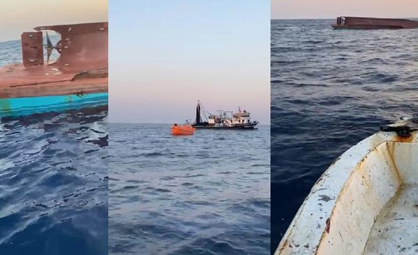 Yunan tankeri ile Türk teknesi çarpıştı