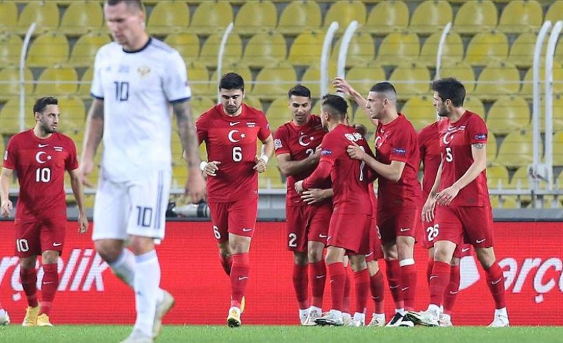 Türkiye, UEFA Uluslar Ligi'ndeki beşinci maçında Rusya karşısında kazandı