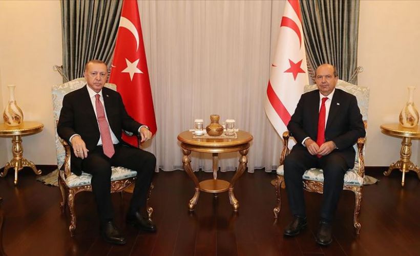 Erdoğan, KKTC Cumhurbaşkanı Tatar ile görüştü