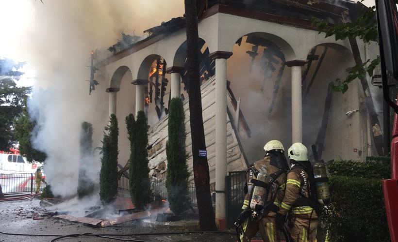 Vaniköy Camisi'ndeki yangına ilişkin yeni gelişme