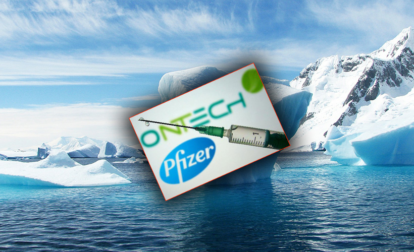 Pfizer, aşısını -70 derecede kuru buzla paketlenmiş olarak dağıtacak