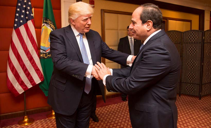 Trump ve Sisi, bölgesel meseleleri görüştü