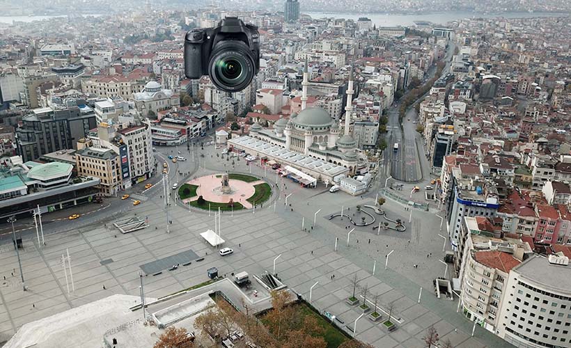 Fotoğraflarla 'İstanbul sessizliği'