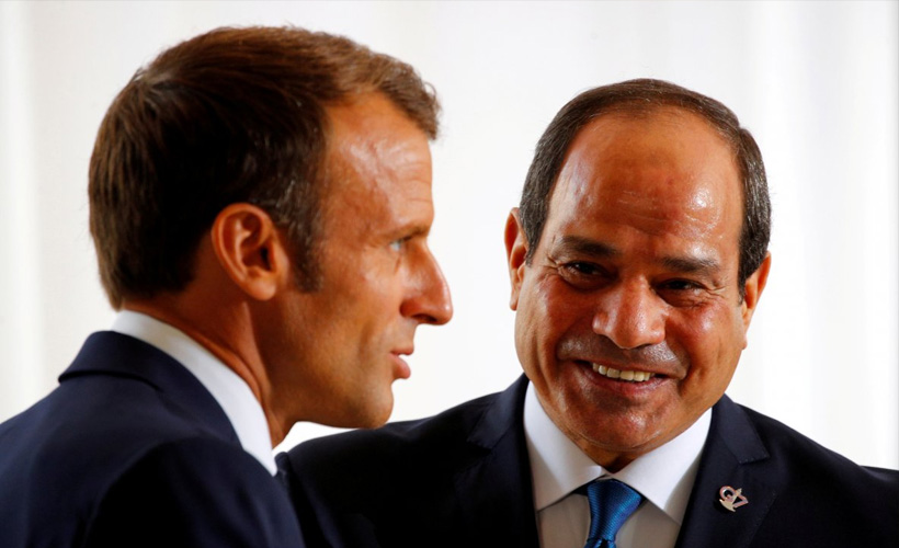 Sisi, Macron'la görüşmek için Fransa'da