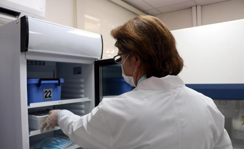 Yerli aşı ve korunduğu oda ilk kez görüntülendi