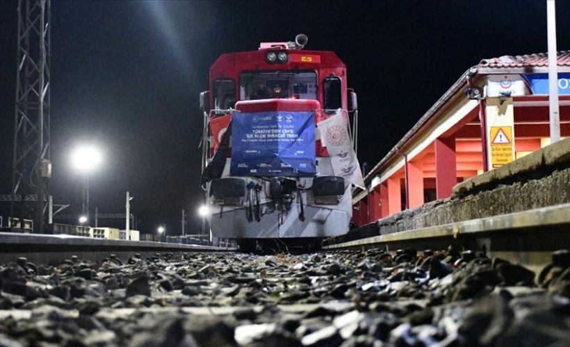 Türkiye'den Çin'e gidecek ilk blok ihracat treni Sivas'a ulaştı