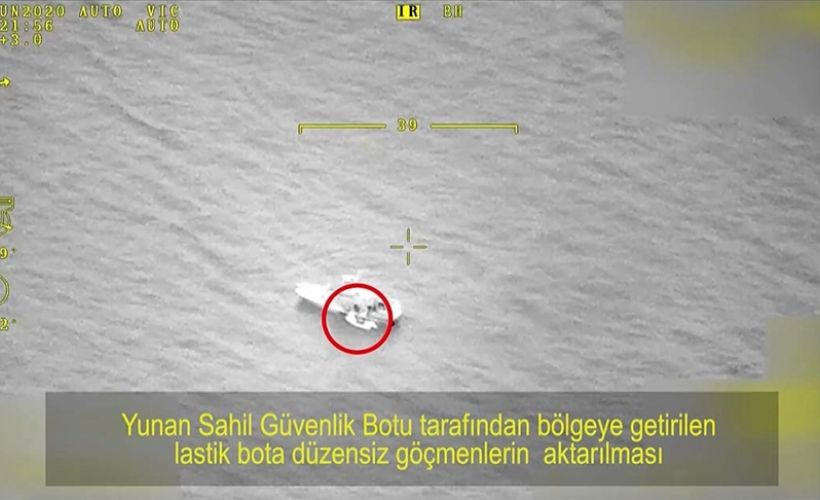 Ege'de göçmenlerin Yunan askerlerince ölüme terk edildiği anlar görüntülendi