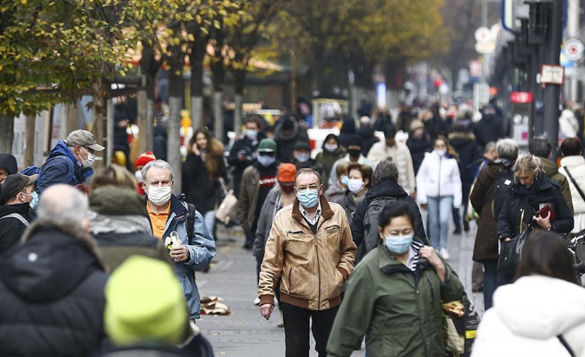 Almanya'da günlük en yüksek Kovid-19 vaka sayısı