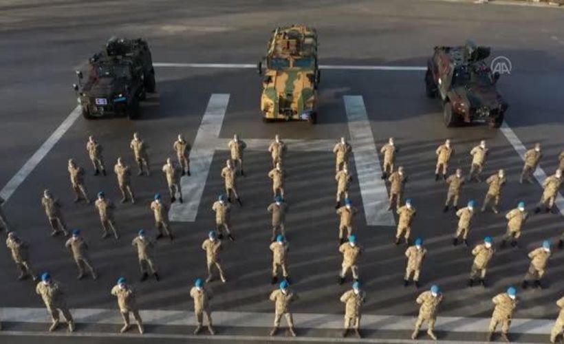 Jandarmanın zırhlı araç sürücü adaylarına zorlu eğitim