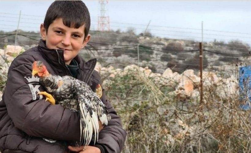 Hüseyin, İsrail ordusunun el koyduğu tavuğunu istiyor