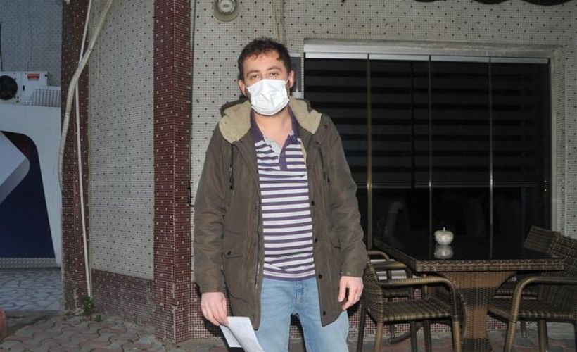 Zorla 'pozitif' olmasını isteyen doktor eşinden polis kurtardı