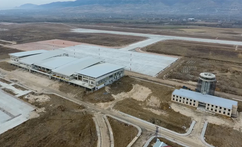 Tokat'ta yeni havalimanı inşaatının yüzde 85'i tamamlandı