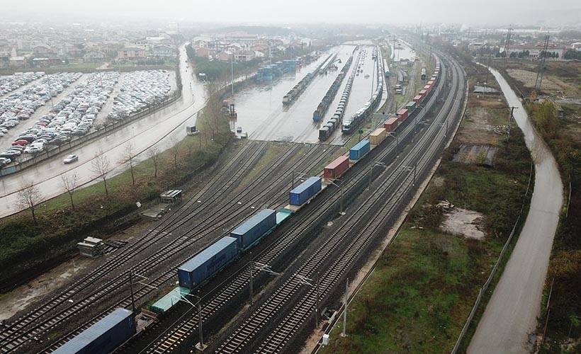 Çin'e gidecek ikinci ihracat yük treni de yola çıktı