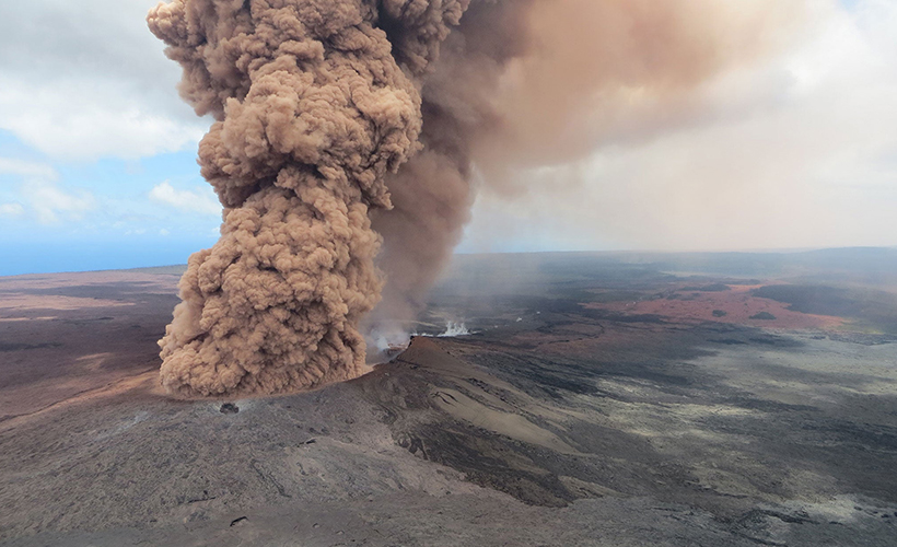 Kilauea Yanardağı faaliyete geçti