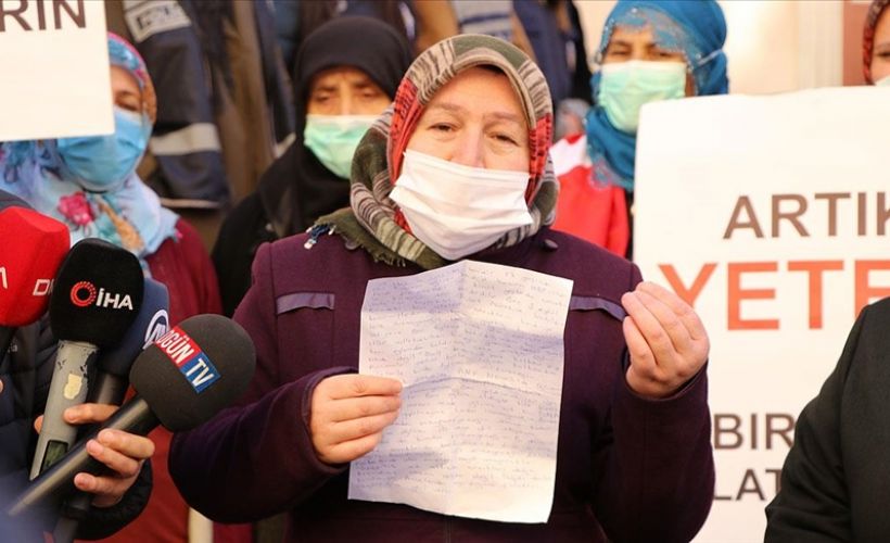 'Beni eylemden kaldırmak için 'Oğlun bizde değil DEAŞ'tadır' dediler, kalkmadım!'