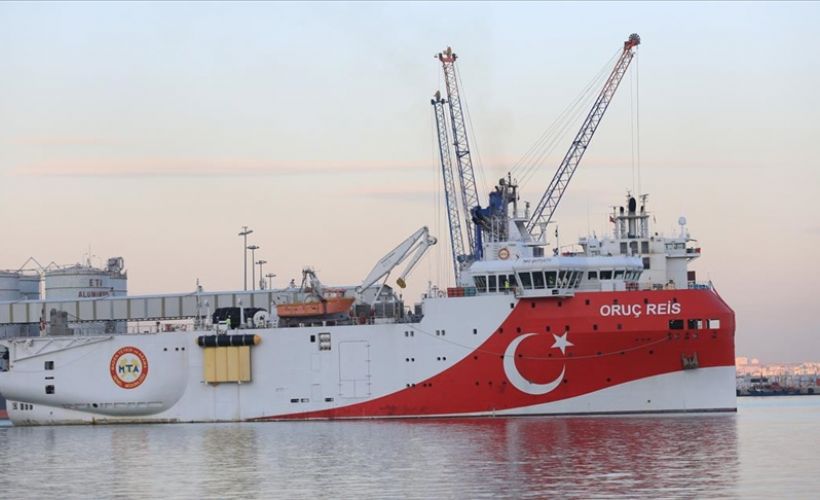 Oruç Reis, Antalya Limanı'ndan Akdeniz'e açıldı