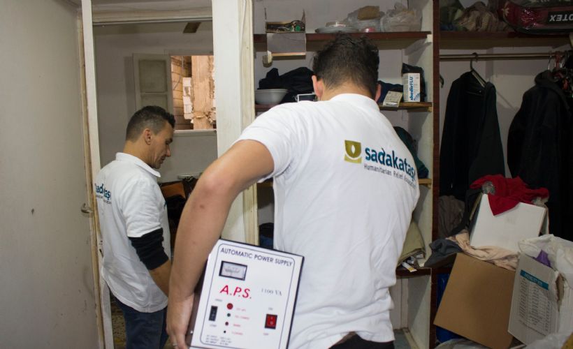 Sadakataşı’ndan Filistinli mültecilere destek