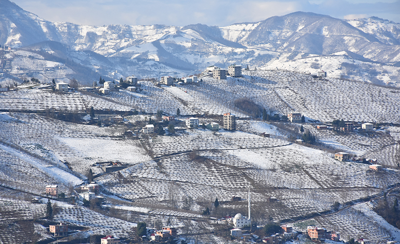 Doğu Karadeniz'de 'beyaz' güzellik