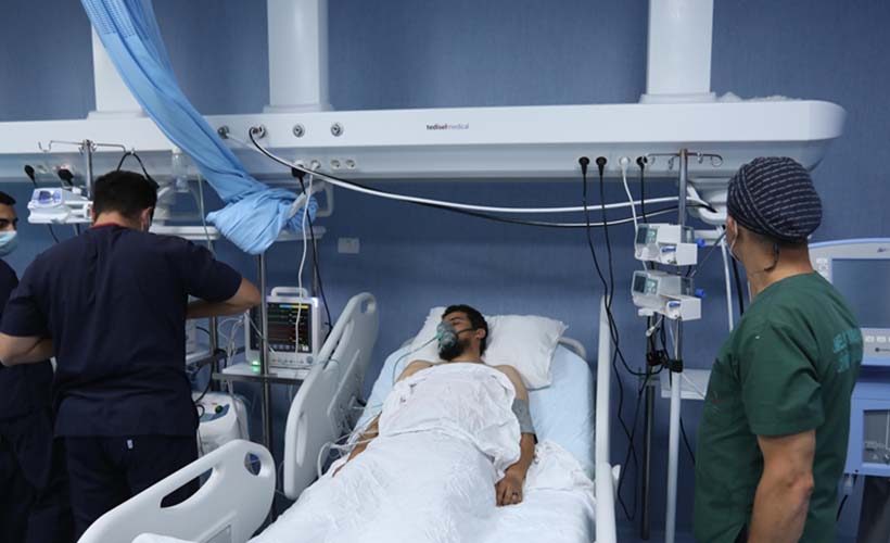 AA ekibi, Libya'daki Türk askeri hastanesini görüntüledi