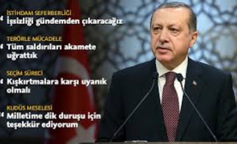 Cumhurbaşkanı Erdoğan'ın yeni yıl mesajı