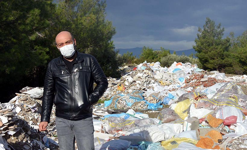 İzmir'in akciğerleri atık sahasına döndü