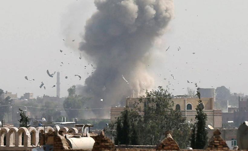 Suudi Arabistan askerlerinin komuta merkezinde büyük patlama