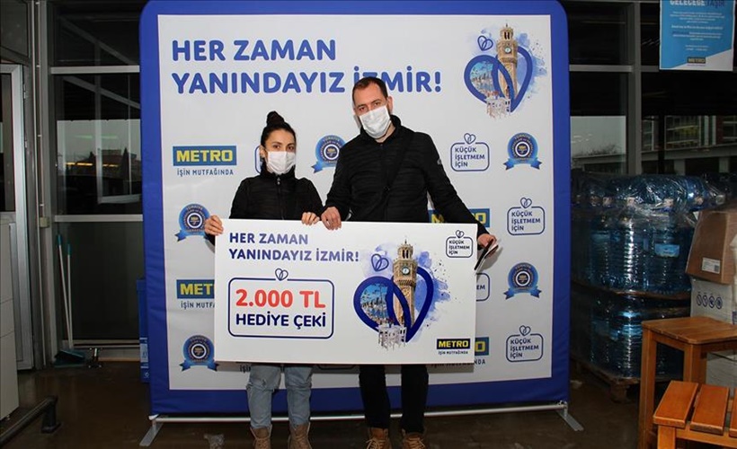 Metro Türkiye'den İzmir depreminde zarar gören işletmelere destek