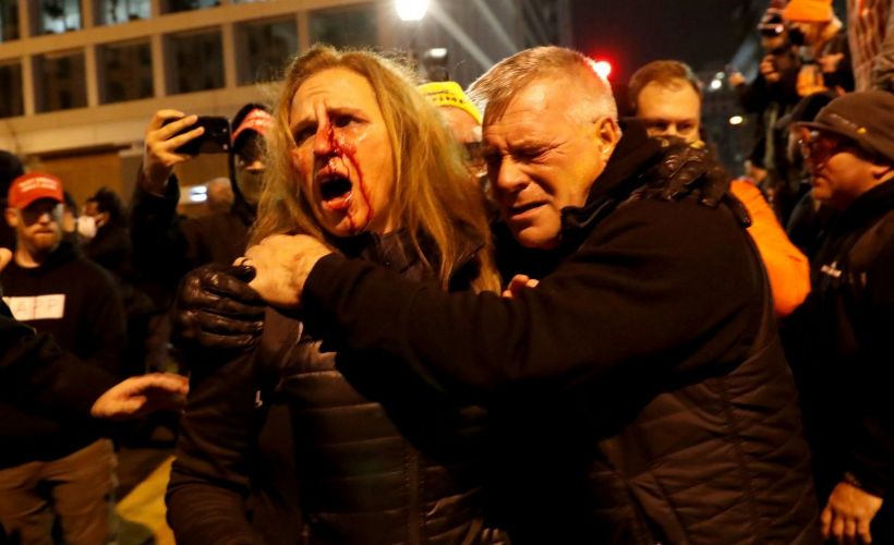 ABD'de polis ile Trump destekçileri arasında arbede