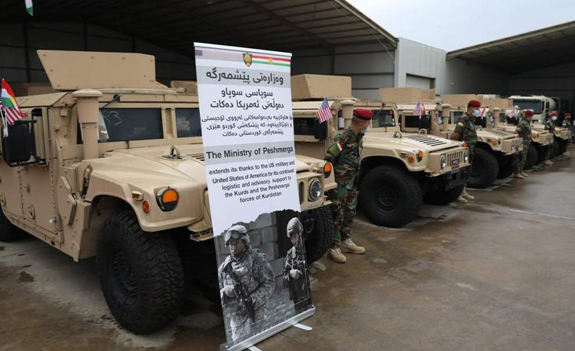 ABD'den, Peşmerge güçlerine askeri araç yardımı