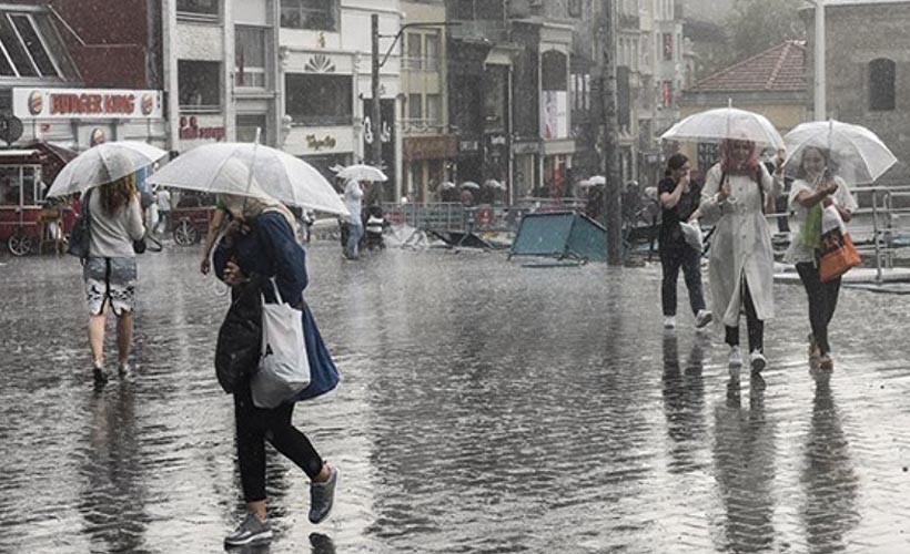 İstanbul'a kuvvetli yağış uyarısı