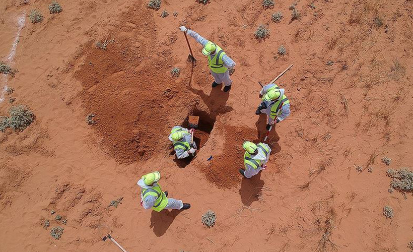 Terhune kentinde yeni bir toplu mezar bulundu