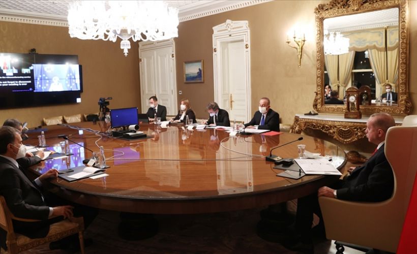 Cumhurbaşkanı, AB Komisyon Başkanı ile görüştü