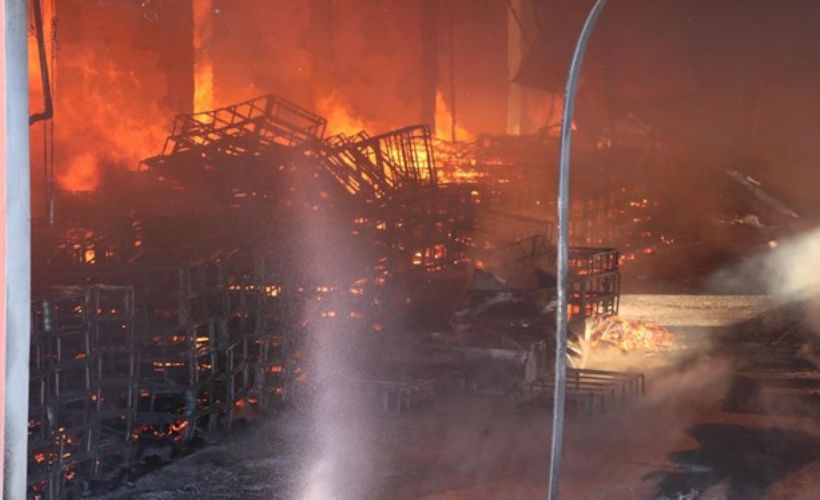 Harran Üniversitesi'nde yangın