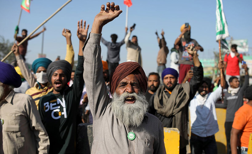 Hindistan'da ilk raundu çiftçiler kazandı