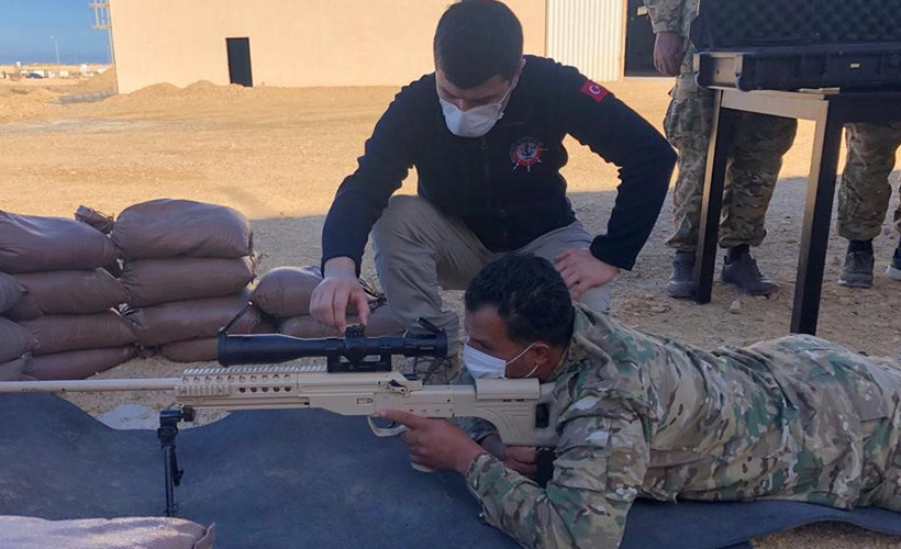 TSK'dan, Libya Silahlı Kuvvetleri personeline savunma eğitimi