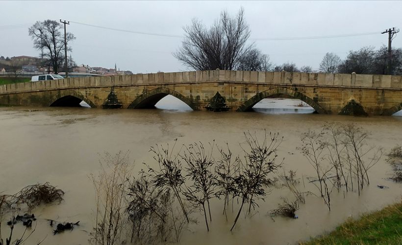 Tunca Nehri için alarm seviyesi 'turuncu'ya yükseltildi