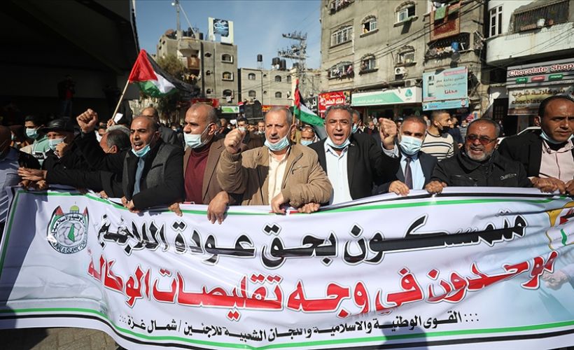 Filistinliler BM'yi protesto etti