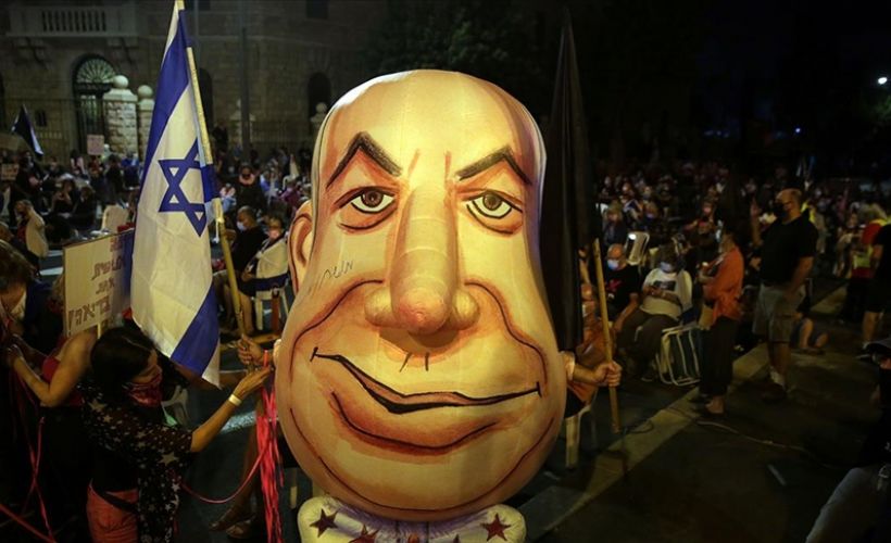 Netanyahu'nun duruşmasının ertelenmesi protesto edildi: 7 gözaltı
