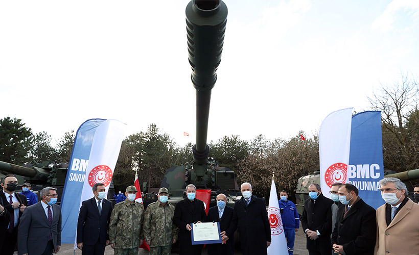 Yeni nesil 3 Fırtına obüsü TSK'ya teslim edildi