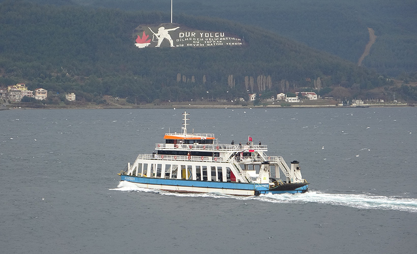 Gökçeada ve Bozcaada’ya feribot seferleri yapılamıyor