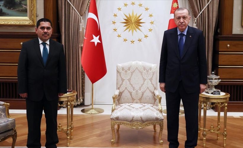 Cumhurbaşkanı Erdoğan, Afganistan Ulaştırma Bakanı Zeki'yi kabul etti