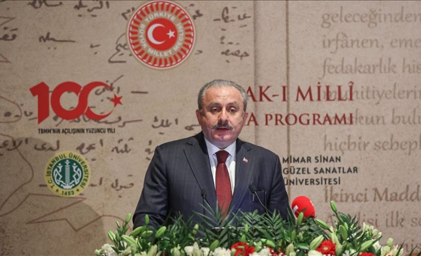 TBMM Başkanı Şentop: Misak-ı Milli, milli hedeflerimizin manifestosudur