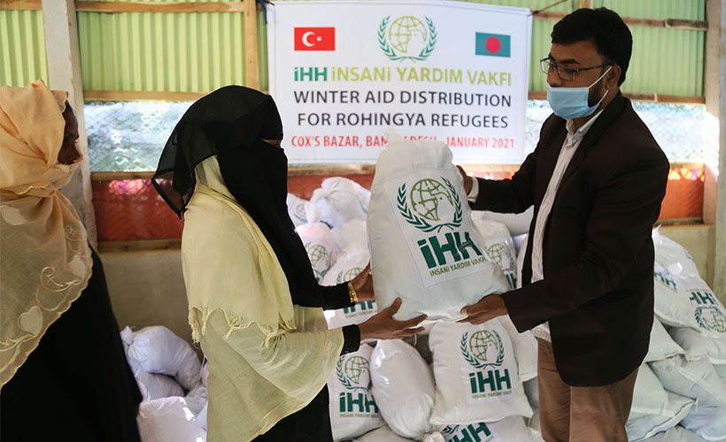 İHH'dan Arakanlı mültecilere yardım