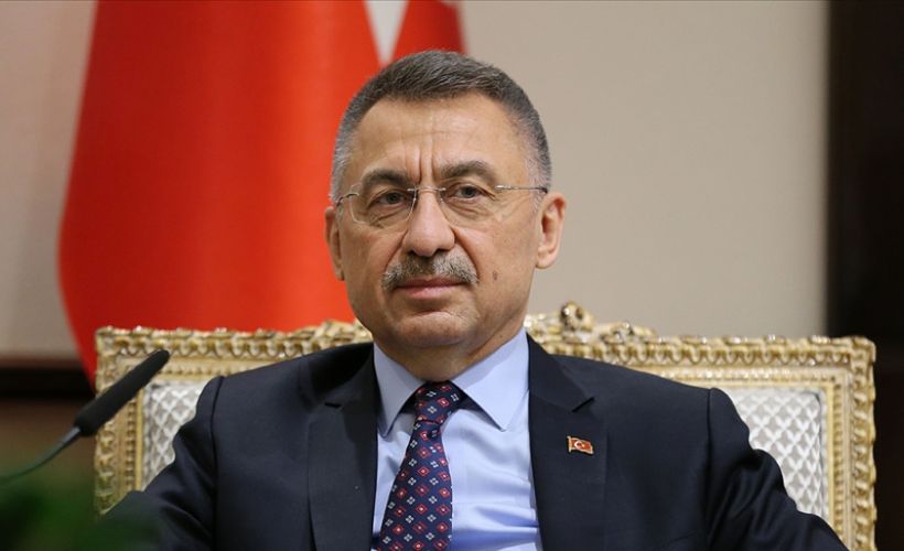 Fuat Oktay'dan Kabe fotoğrafının yere serilmesine tepki