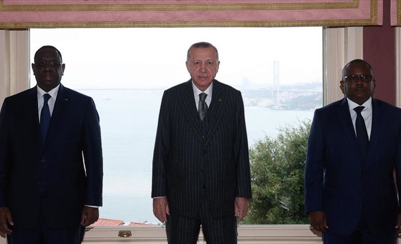 Cumhurbaşkanı Erdoğan, Gine Bissau ve Senegal Cumhurbaşkanları ile görüştü
