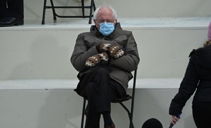 Senatör Sanders’ın eldivenleri ABD'de yok satıyor