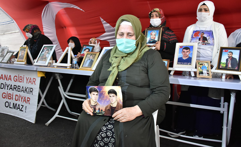 Evlat nöbetine bir anne daha katıldı