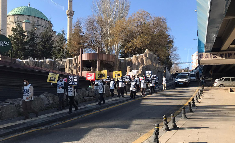 Ankara'da izinsiz gösteriye 24 gözaltı