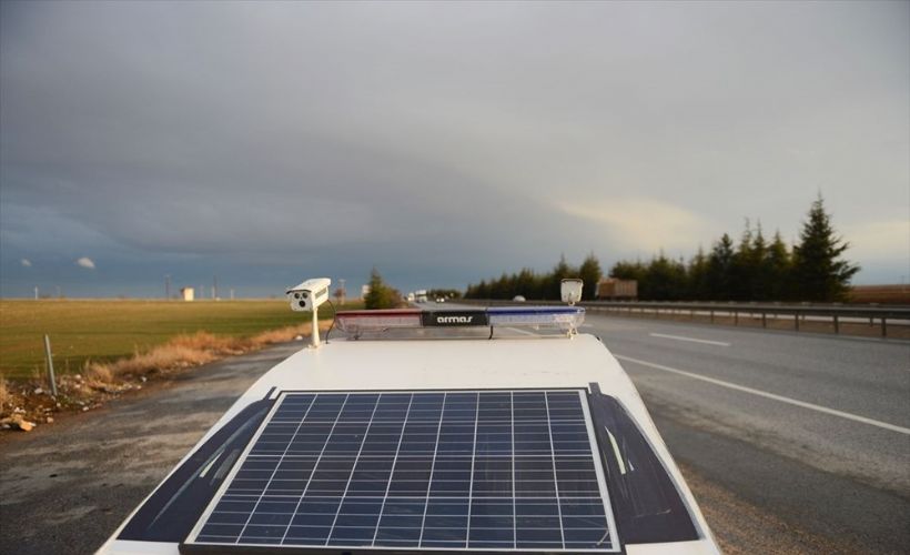 Taşınabilir 3 boyutlu 'maket polis aracı' yollarda