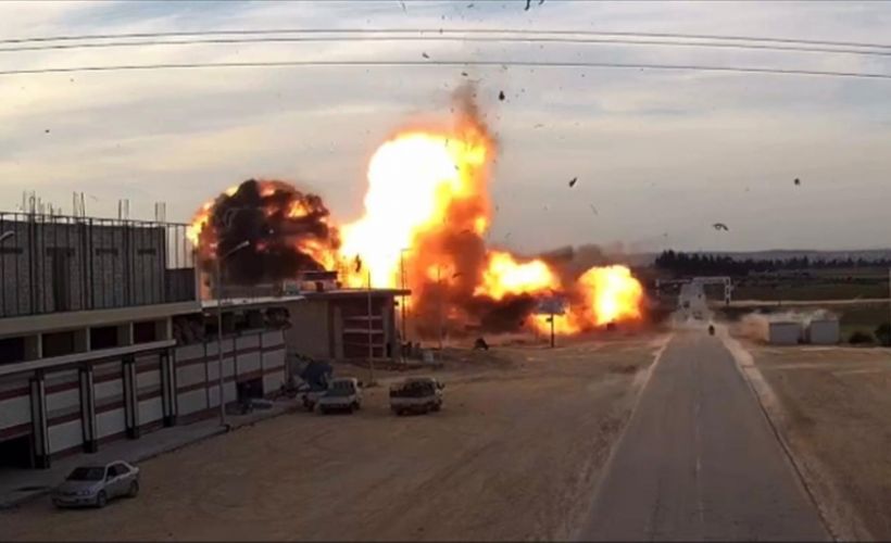 Suriye'nin kuzeyindeki Bab ilçesinde terör saldırısı